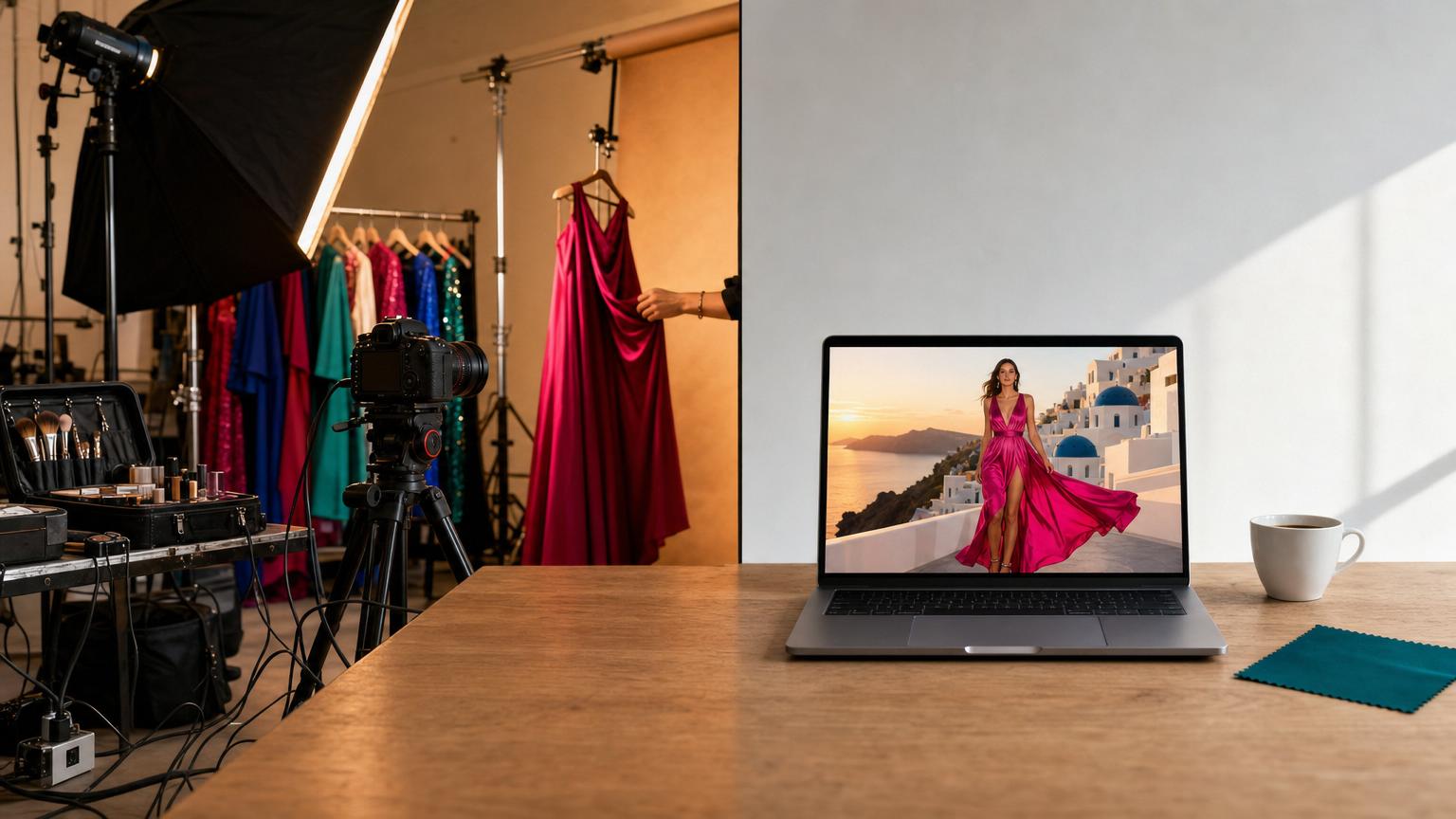 Replaces the $5,000-a-day studio shoot.
