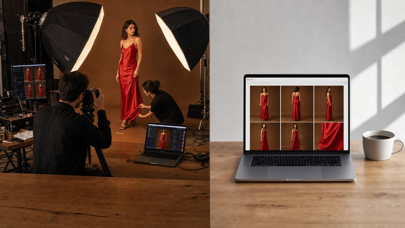 Replaces $3,000-a-day multi-angle photoshoots.
