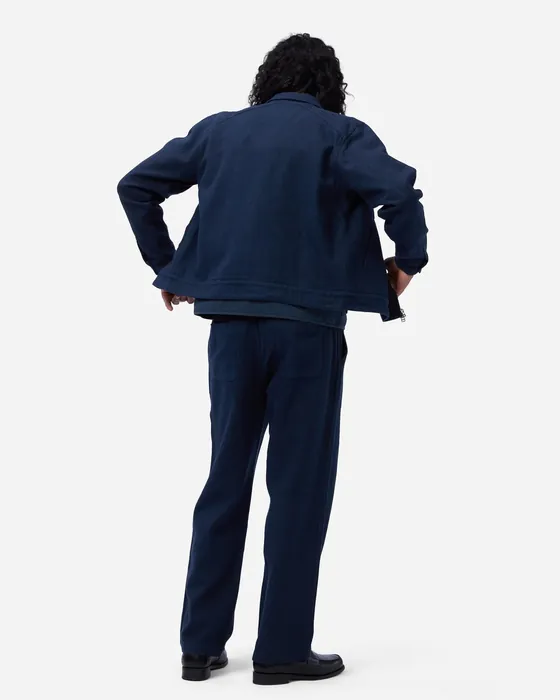 Back reference photo of the same navy overshirt