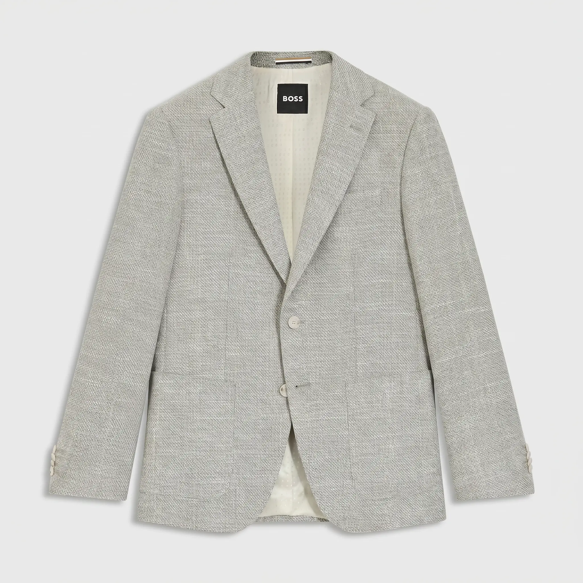 Textured two-button tailored blazer tech pack sample thumbnail