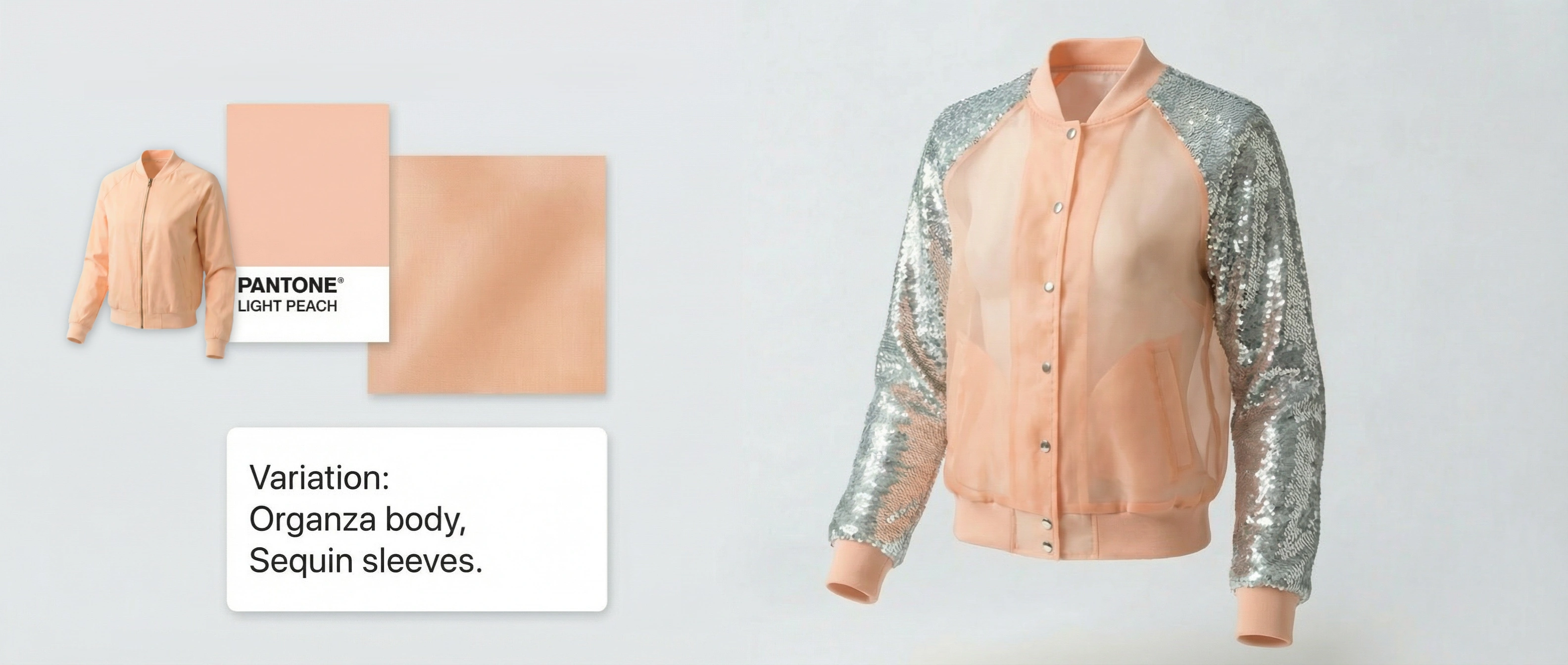 Sample workflow - AI-powered fashion sampling