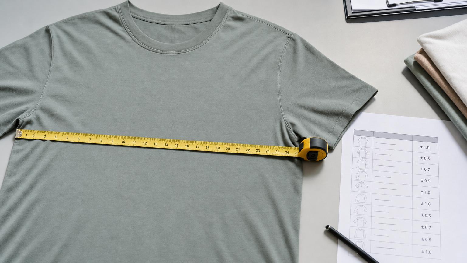 What is tolerance in a garment spec?