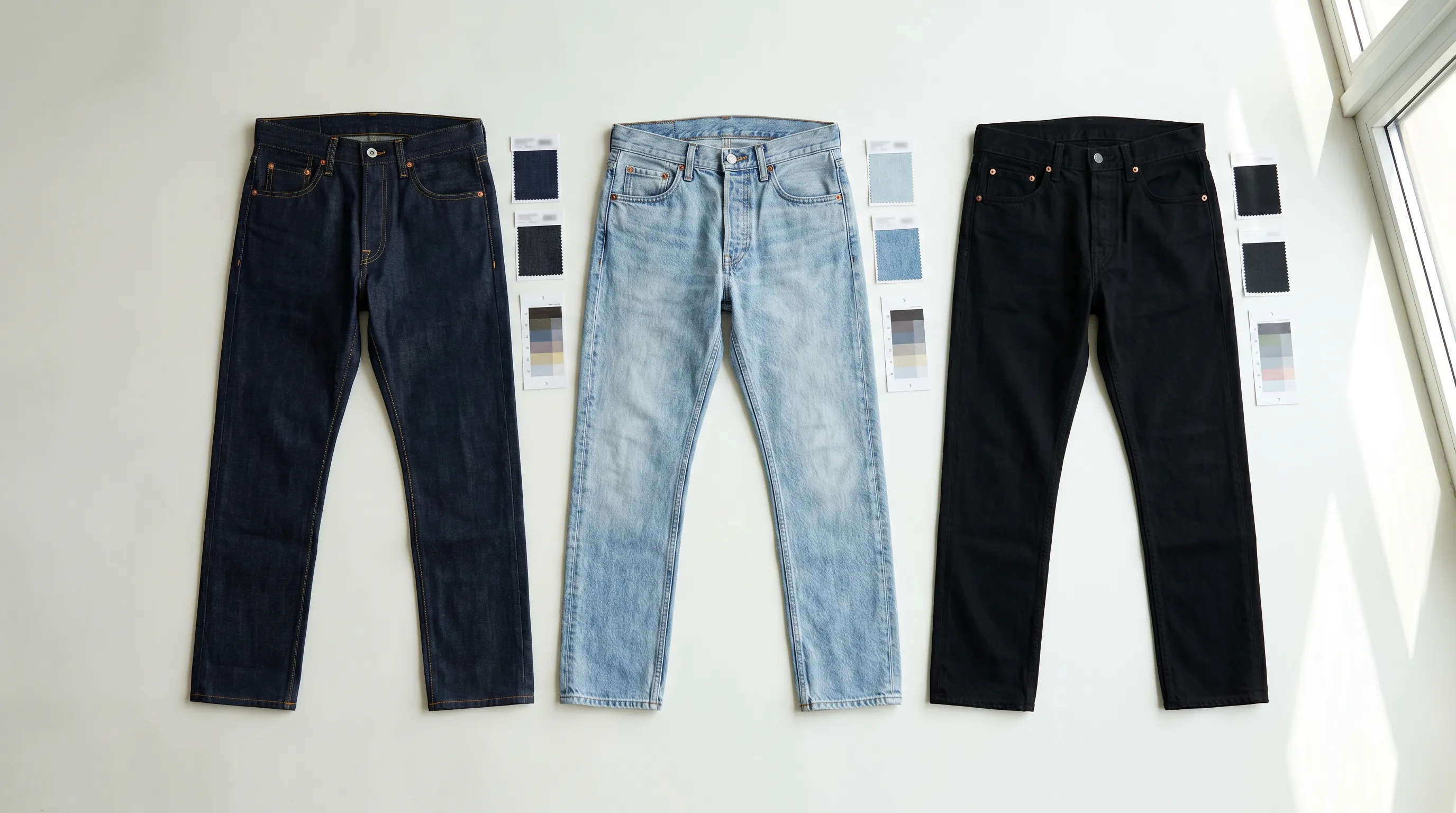 AI fabric swap for denim